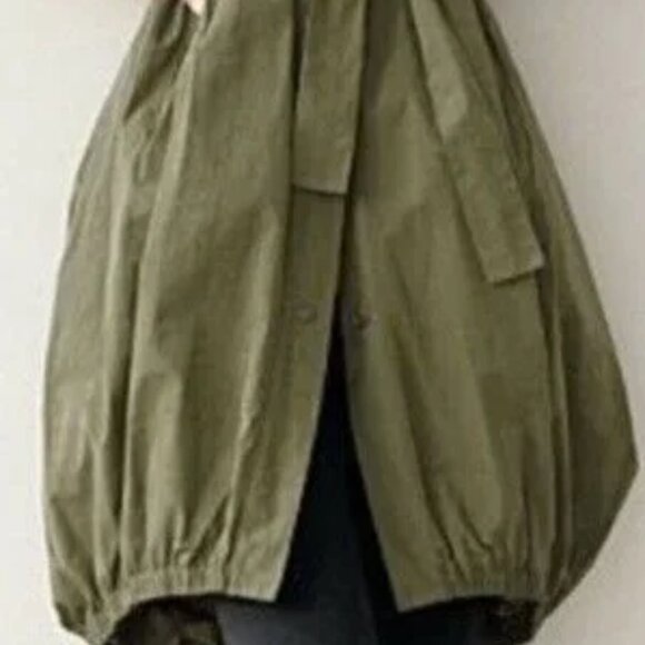 Eileen Fisher | Black Bubble Trench Coat ⭐️ Host Pick⭐️x 2 - Picture 10 of 14